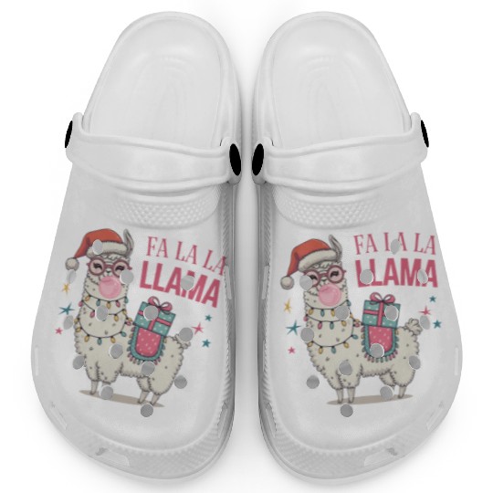 Christmas Llamas, Fa La La Llama Clogs