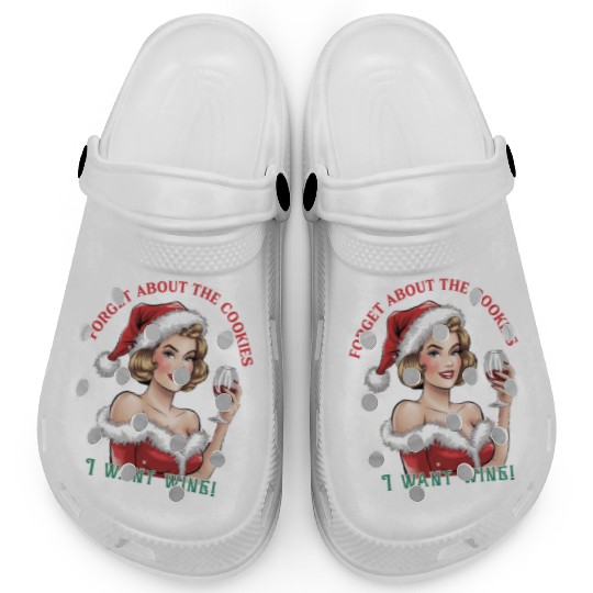 Santa Christmas, Christmas Retro Clogs