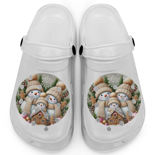 Snowman Christmas, Merry Christmas Clogs
