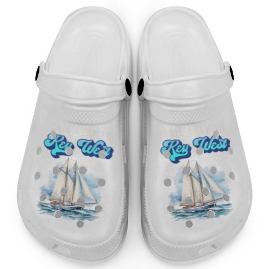 SAIL AWAY TO KEY-WEST Florida Keys Sunshine-State Clogs