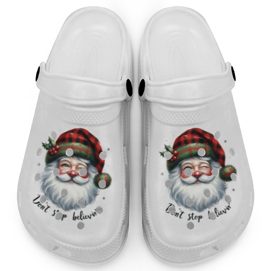 Don t Stop Believin, Santa Christmas Clogs