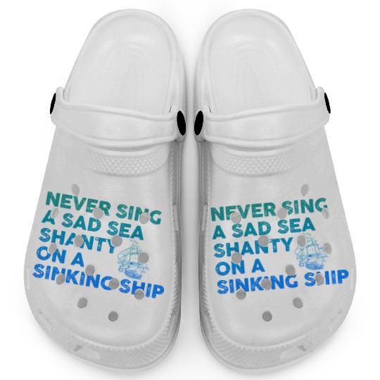 Sailor Meme Pirate Ship Ocean Sailing Clogs
