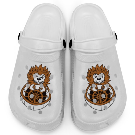 Little Hedgehog Boat Captain Funny Cute Lovely Fun Clogs