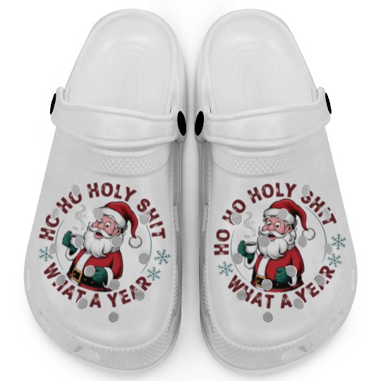 Santa Christmas, Christmas Retro Clogs
