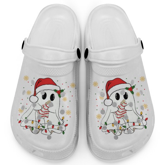 Ghost Christmas Clogs
