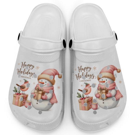Happy Holidays, Merry Christmas Clogs