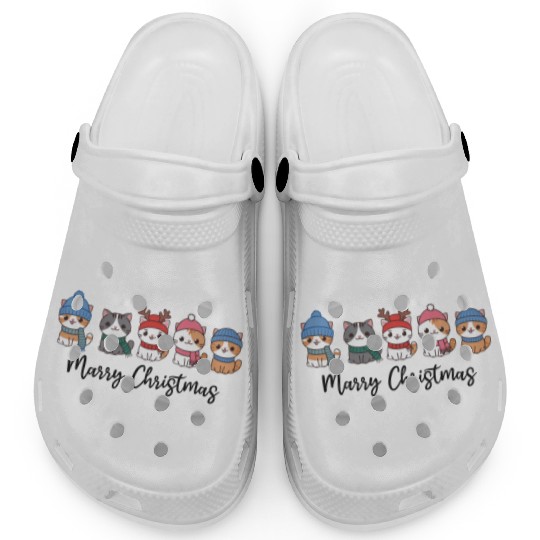 Meowy Christmas, Merry Christmas Clogs