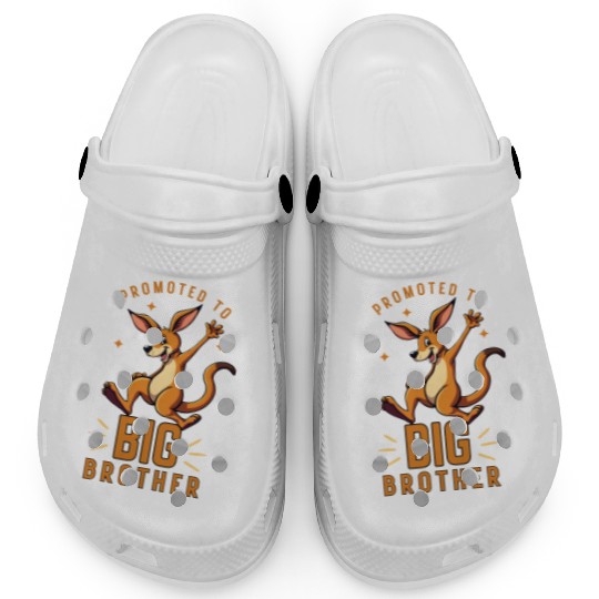 Promoted to Big Brother - Funny Kangaroo Australia Clogs