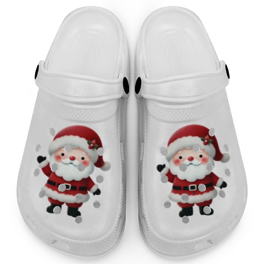 Santa Christmas, Christmas Retro Clogs