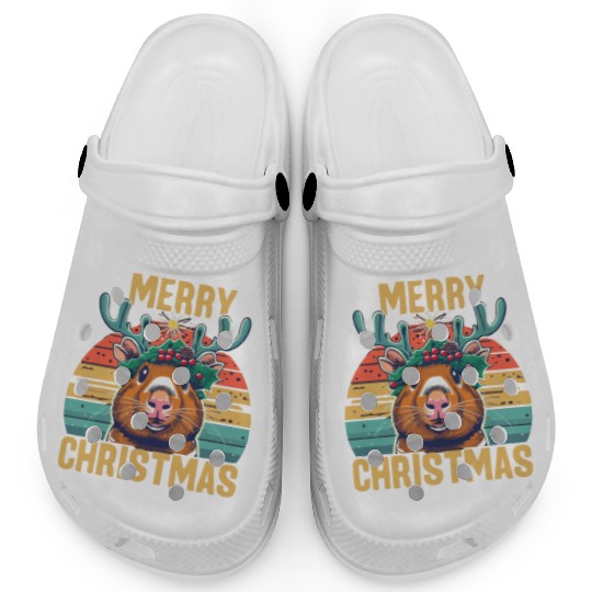 Funny Guinea Pig Christmas Clogs