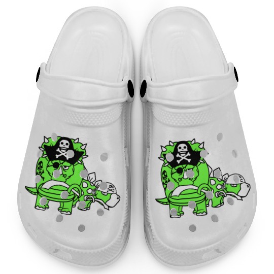 Triceratops Stegosaurus 2 Dinosaur Pirates Dinos Clogs