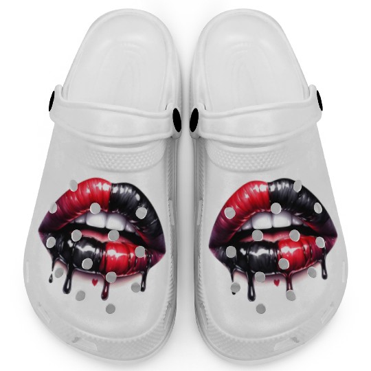 Black Gnomes Valentines Day Clogs