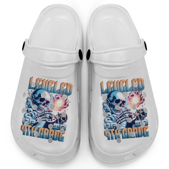 Levelled up to 4th grade, gamer society, school Clogs