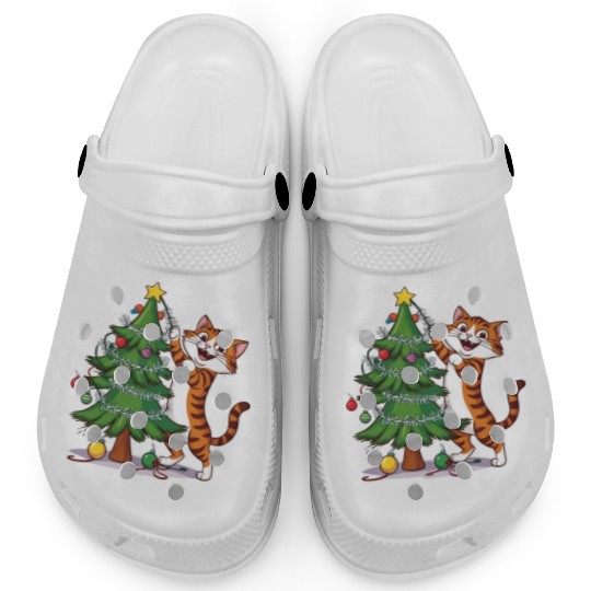 Climbing the Christmas Spirit Clogs