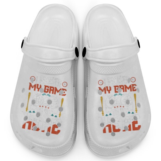 I Paused My Game To Be Here – Funny Gamer Life Clogs