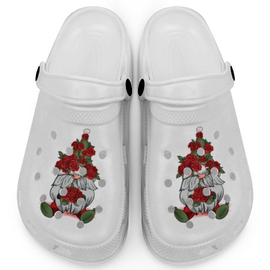 Gnomes Valentines Revelin, Valentines Retro Clogs