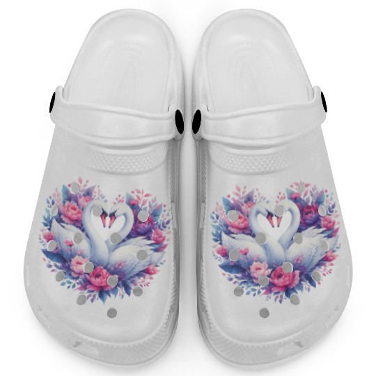 Black Gnomes Valentines Day Clogs