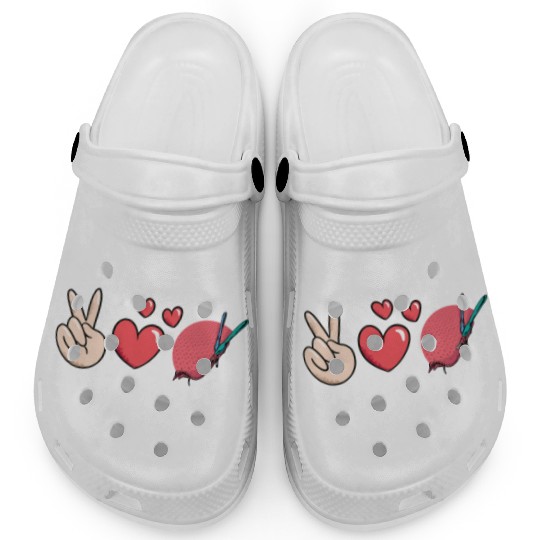 Peace Love Crochet: Embrace Your Craft Passion Clogs