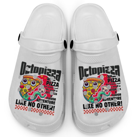 Octopizza Pizza And Octopus Fantasy Clogs