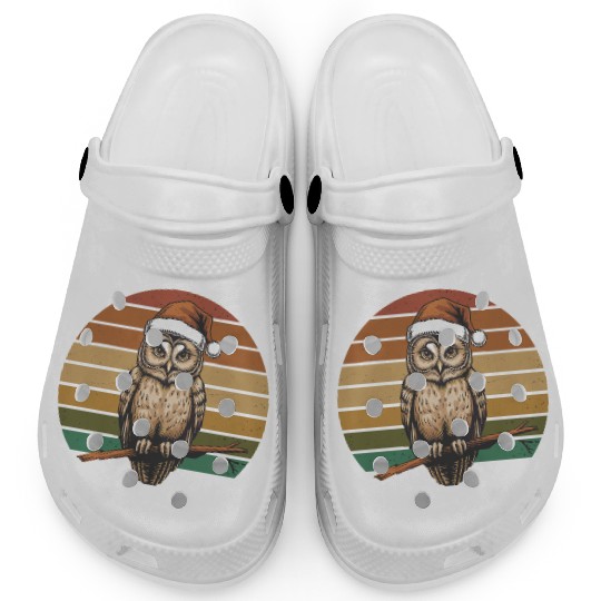 Christmas Owl Clogs