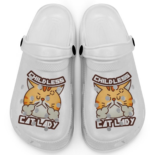 childless cat lady Clogs