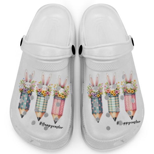 Happy Easter Bunny, Easter Day Clogs