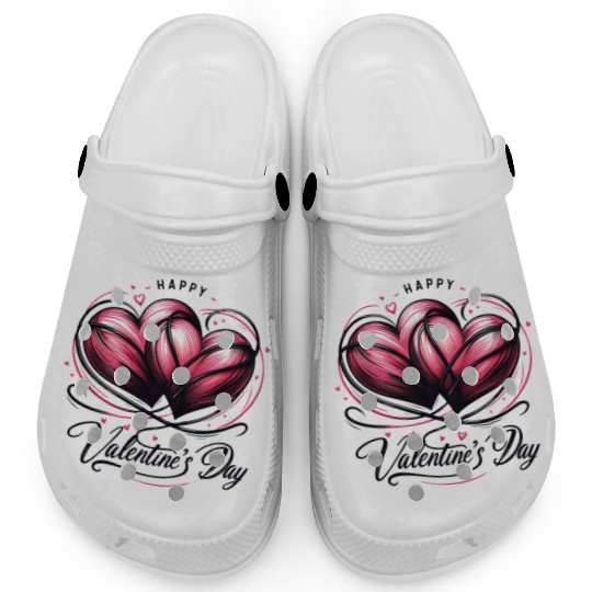 Happy Valentines Day Clogs