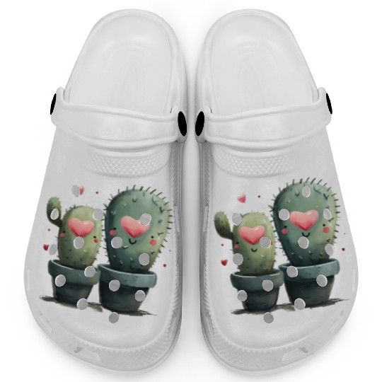 Valentines Retro, Happy Valentine Day Clogs