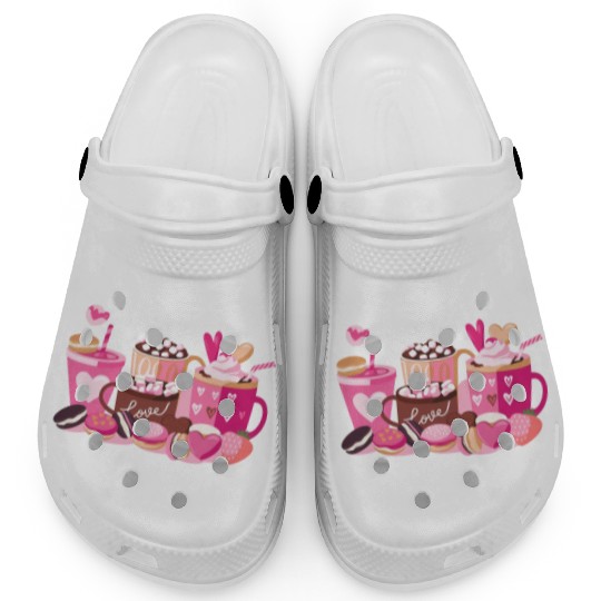 Coffee Valentine, Valentines Retro, Valentines Day Clogs