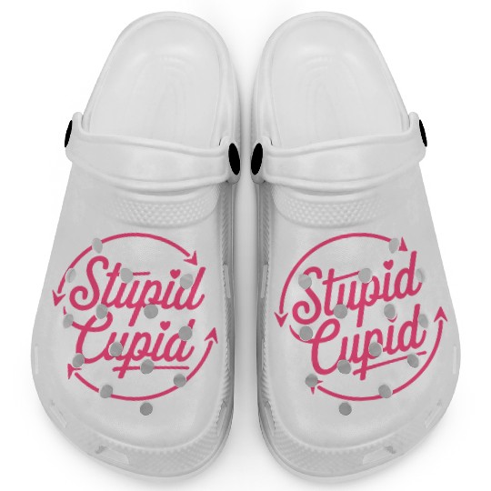 Stupid Cupid Sublimation Clogs
