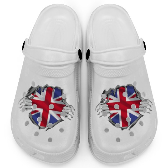 Union Jack Ripped Style UK Pride Clogs