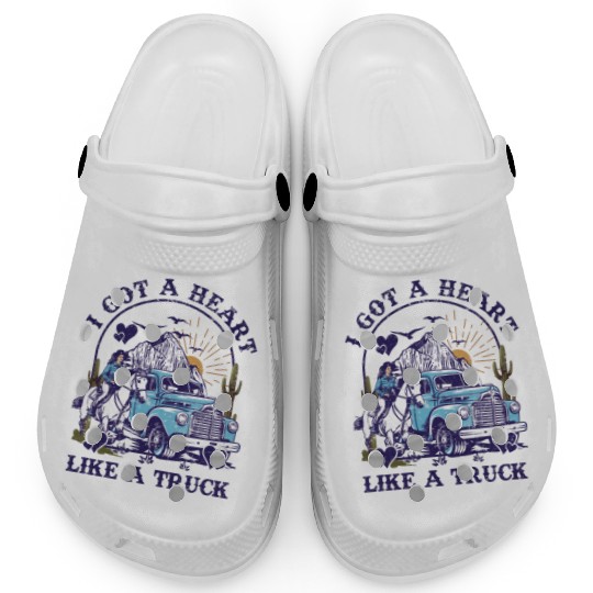 I Got A Heart Like A Truck Clogs