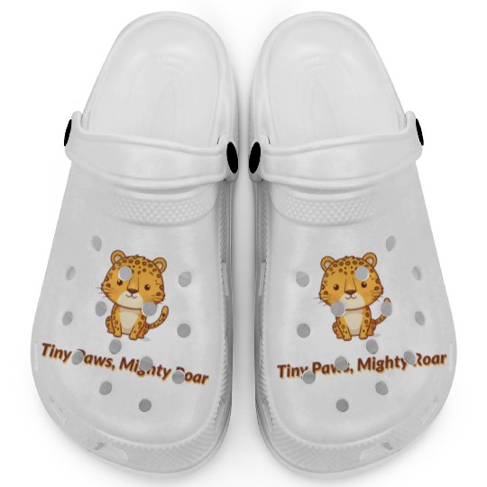 Tiny Paws Mighty Roar Jaguar Clogs