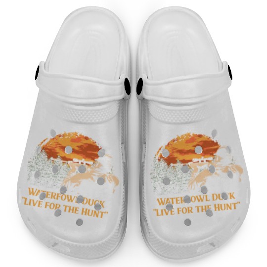 Waterfowl Duck Live for the Hunt Cast Around Clogs