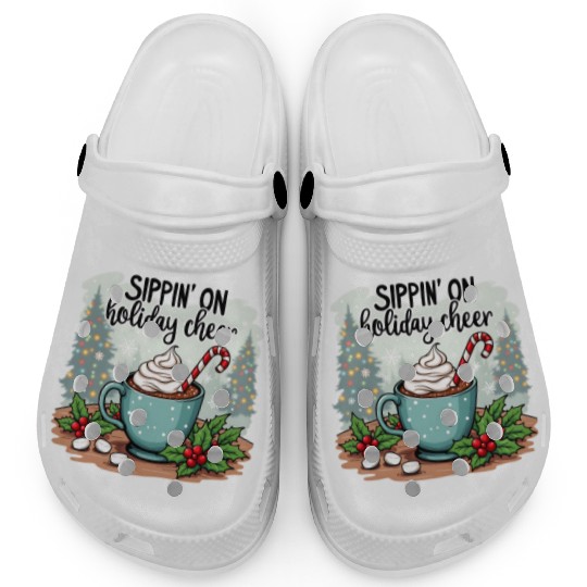 Sippin' On Holiday Cheer Hot Cocoa Clogs