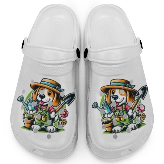 Beagle Gardener Clogs
