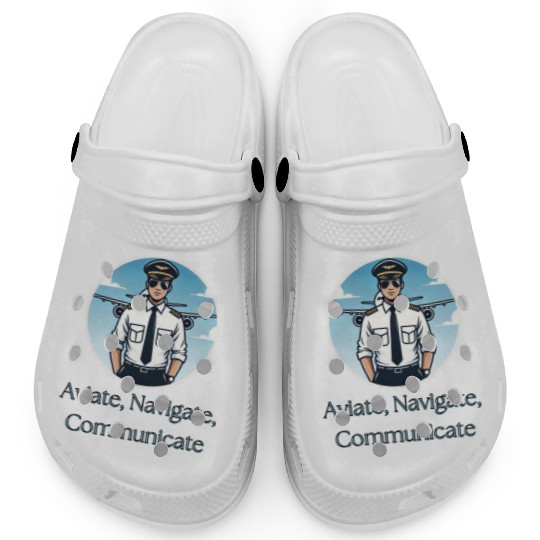 Aviate, Navigate, Communicate - Clogs for Pilots