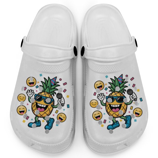 Pineapple Fruit Is Singing Clogs