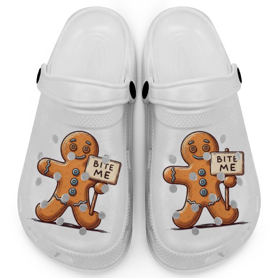 Sassy Gingerbread Man Clogs
