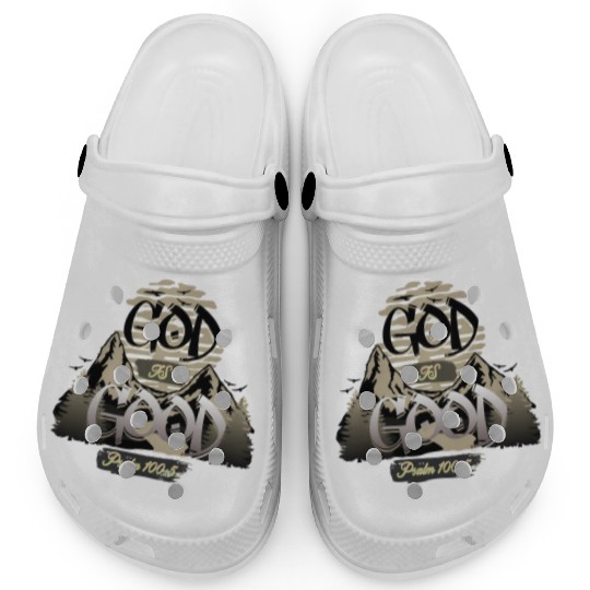 God is good faith Clogs