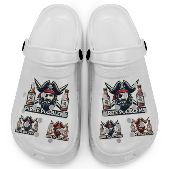 Pirate Problems Rum Solutions Clogs