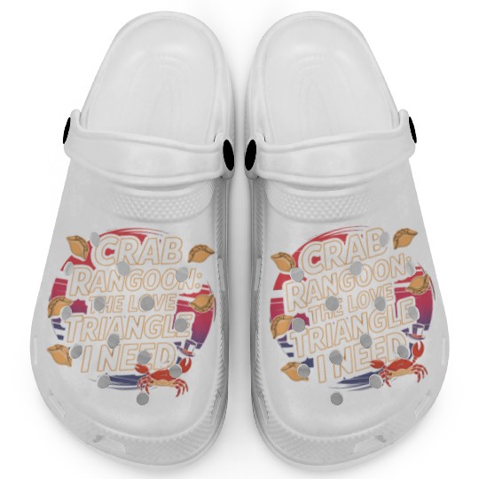 Crab Rangoon Lover American Chinese Sea Food Clogs