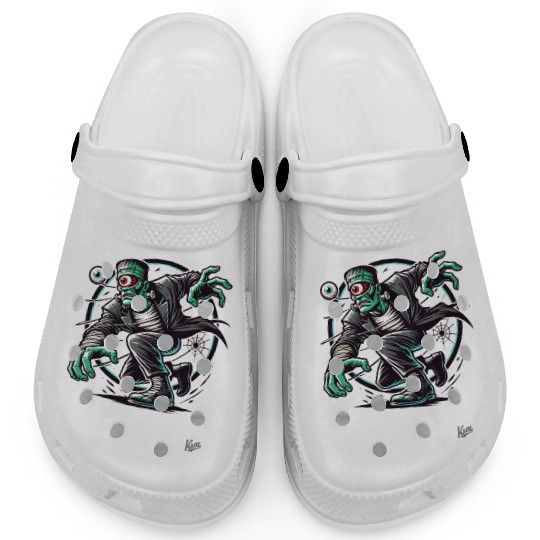 The Green One-Eyed Cyclops Monster Clogs