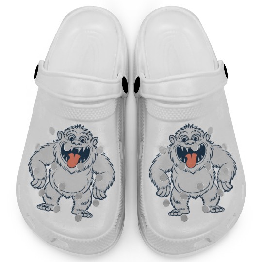 Frost Yeti Adventure Graphic Clogs