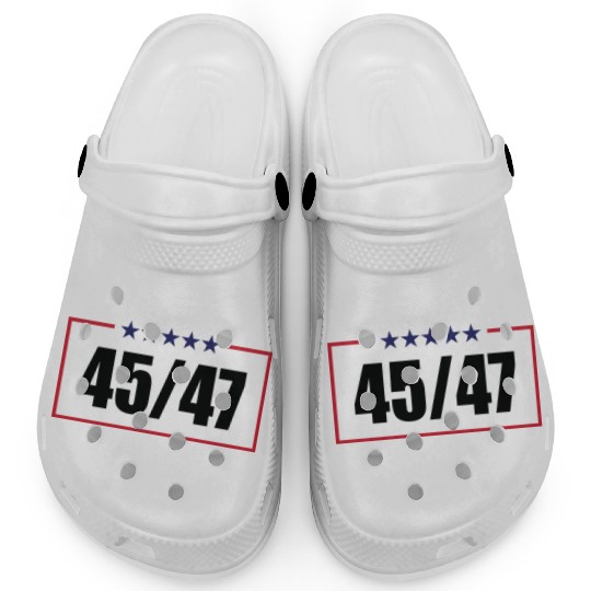 Trump 45 47 President Donald Trump Clogs