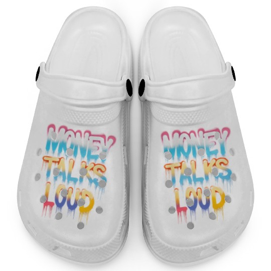 Money Talks Art Clogs