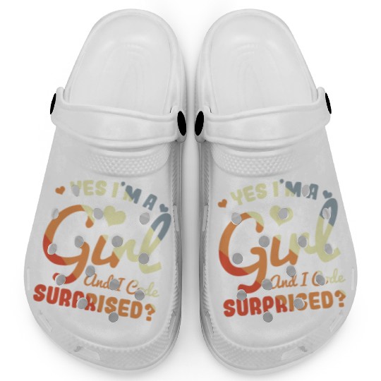 Programmer Girl Clogs