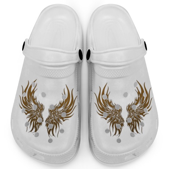 Wings Dragon Anime Drakhuvud Mytiska reptil magi Clogs