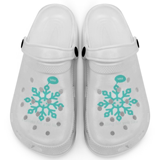 FALLING for you like snowflakes Clogs