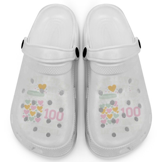 I've Loved My Class for 100 Days Of School Teacher Clogs